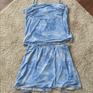 Blue Floral 2 piece set